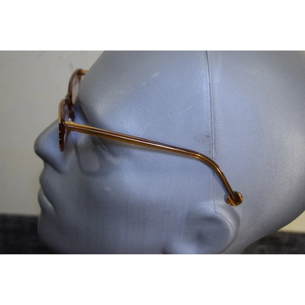 L.A. Eyeworks Hickory 937 0119 Cat Eye Eyeglasses Abyssinian Acetate Japan Wood